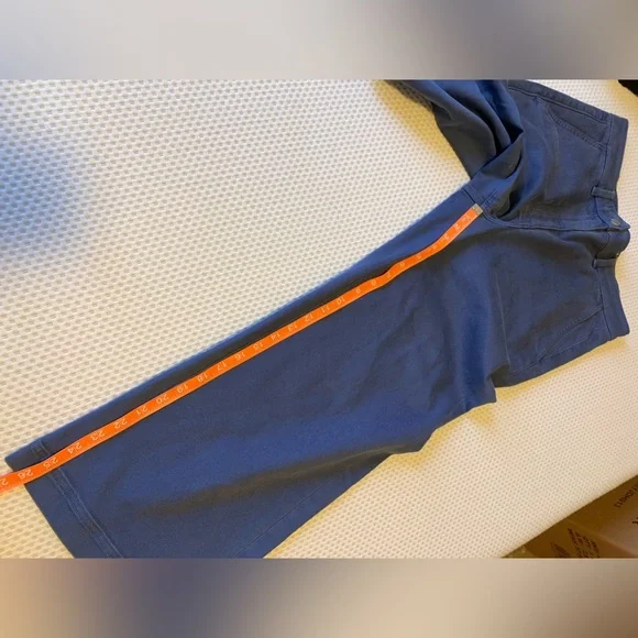 Everlane The Wide Leg Crop Pant Blue Size 10 - Picture 8 of 9